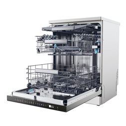 Haier XF 4A4M4PX szürke, programok száma: 10, szabadonálló, 14 terítékes mosogatógép 