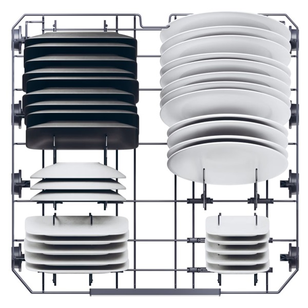 Haier XF 4A4M4PX szürke, programok száma: 10, szabadonálló, 14 terítékes mosogatógép 