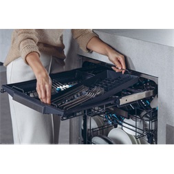Haier XF 4A4M4PX szürke, programok száma: 10, szabadonálló, 14 terítékes mosogatógép 