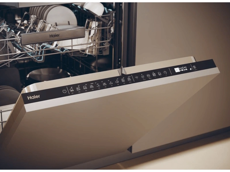 Haier XI 4A4M4PB programok száma:10, 14 terítékes, beépíthető mosogatógép