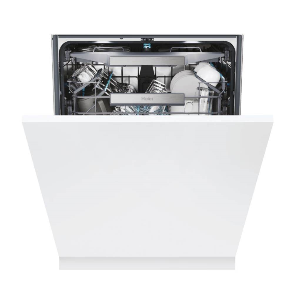 Haier XS 4A4M4PB fekete, programok száma: 10, beépíthető, 14 terítékes mosogatógép 