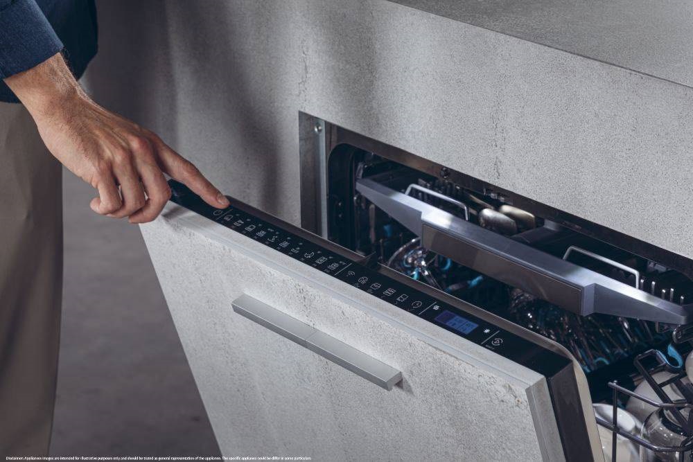 Haier XS 4A4M4PB fekete, programok száma: 10, beépíthető, 14 terítékes mosogatógép 