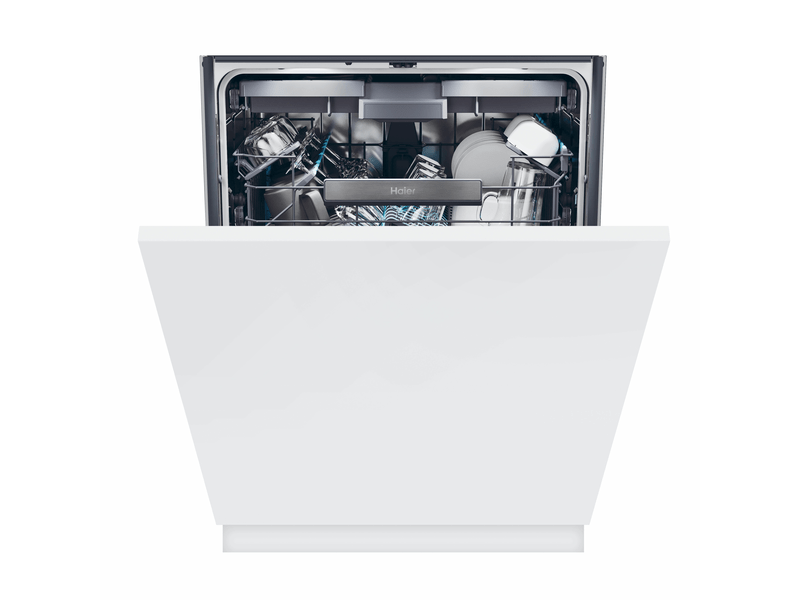 Haier XS 6B0S3FSB fekete, programok száma: 10, beépíthető, 16 terítékes mosogatógép 