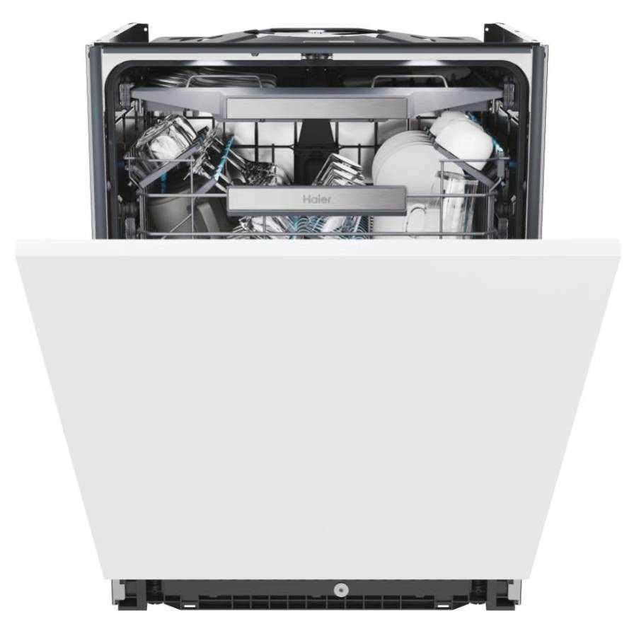 Haier XS 6B1M3PB fekete, programok száma: 10, beépíthető, 16 terítékes mosogatógép 