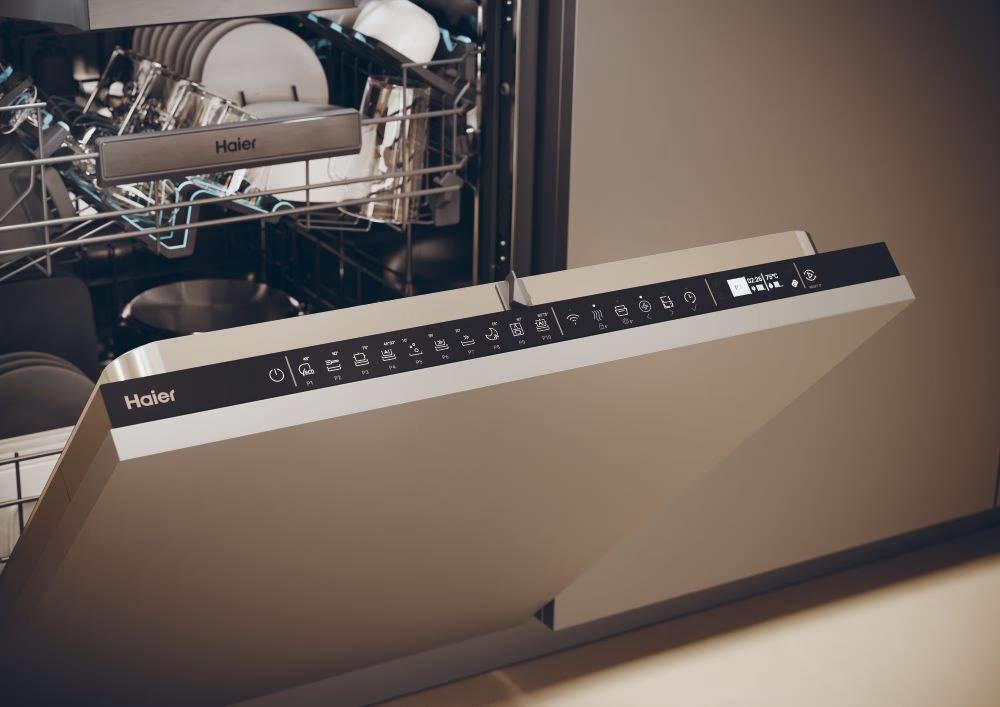 Haier XS 6B1M3PB fekete, programok száma: 10, beépíthető, 16 terítékes mosogatógép 