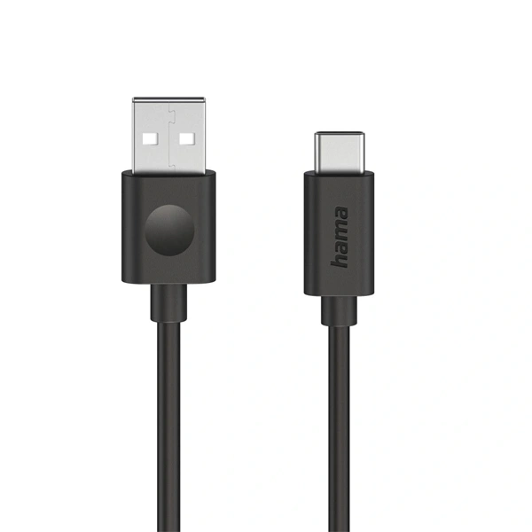 Hama 00086447 1,2m USB-A - USB-C fekete adatkábel