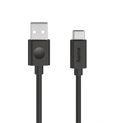 Hama 00086447 1,2m USB-A - USB-C fekete adatkábel