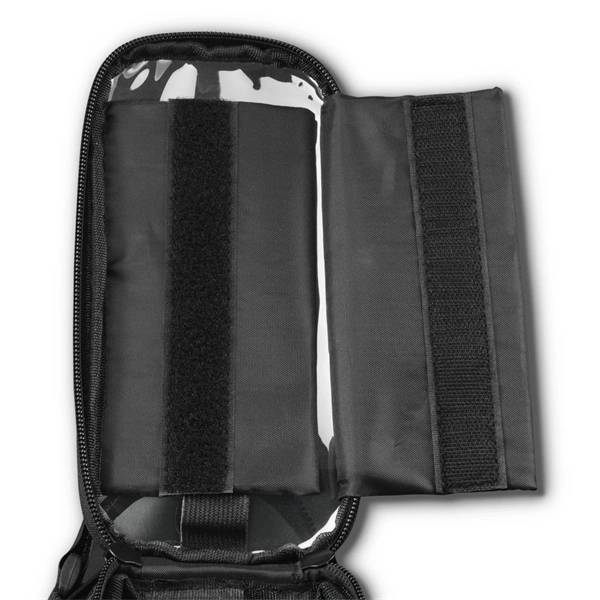 Hama 00121353 fekete kerékpáros táska telefontartóval