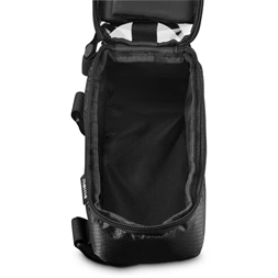 Hama 00121353 fekete kerékpáros táska telefontartóval