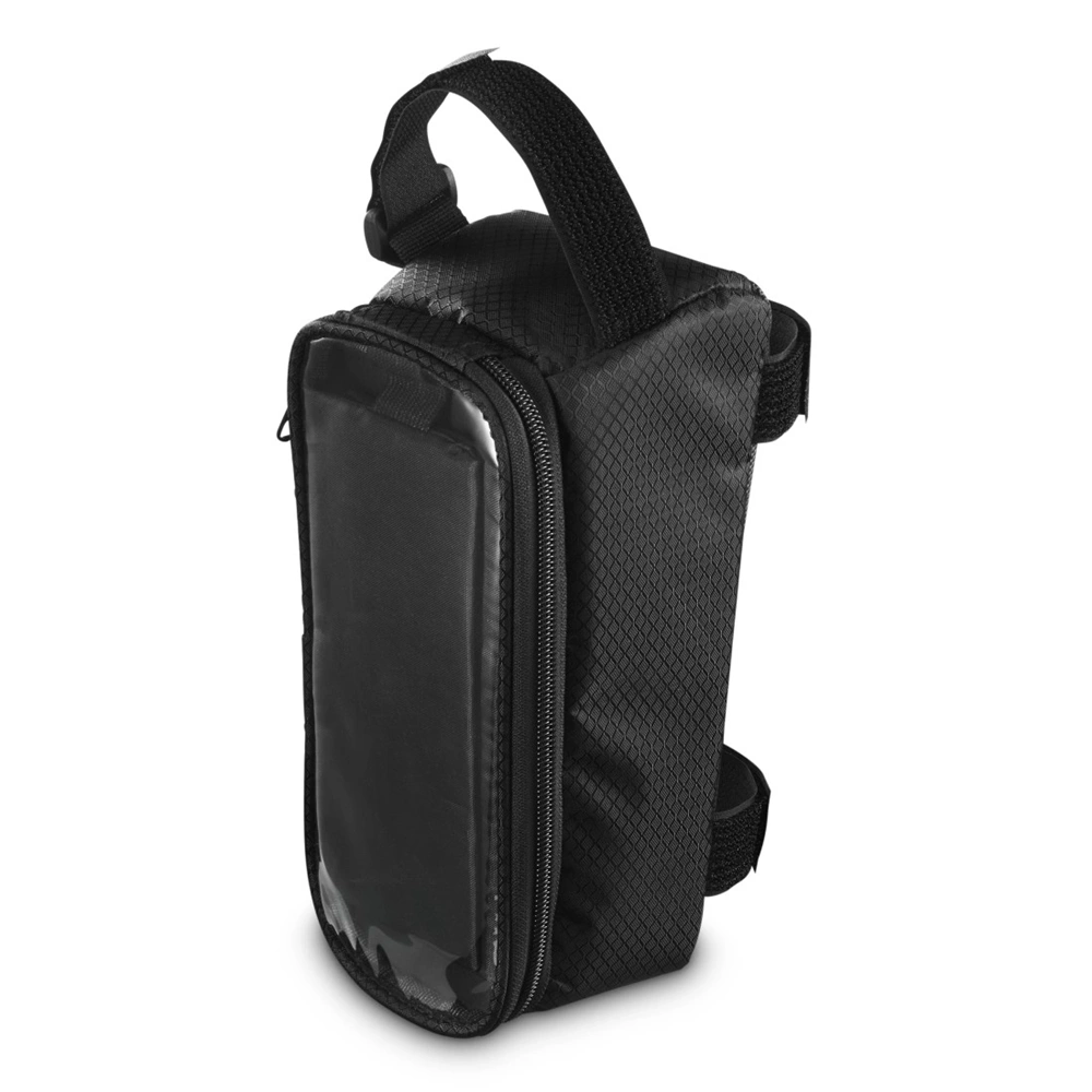 Hama 00121353 fekete kerékpáros táska telefontartóval