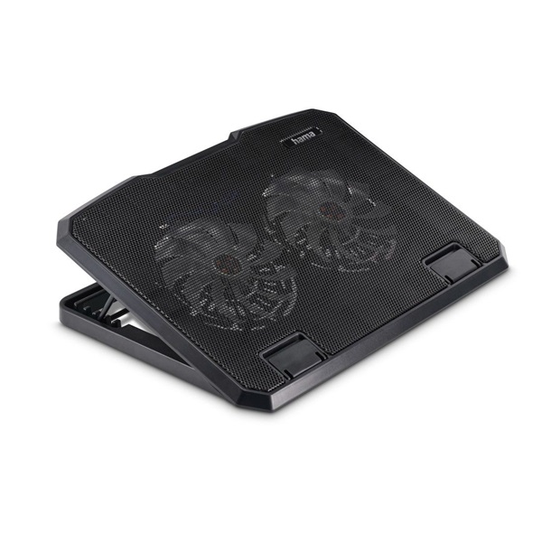 Hama 00126806 BLACK METAL fekete notebook hűtő
