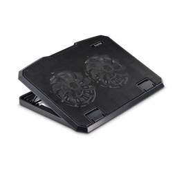 Hama 00126806 BLACK METAL fekete notebook hűtő