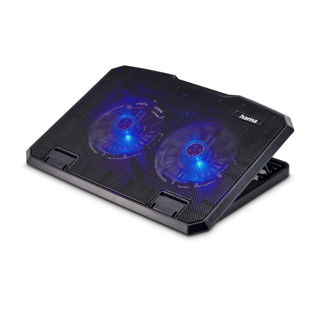 Hama 00126806 BLACK METAL fekete notebook hűtő