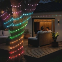 Hama 00176660 10m RGB/USB kültéri smart LED füzér