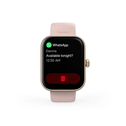 Hama 00178615 "Smartwatch 5000" rózsaarany szögletes okosóra (Újszerű)