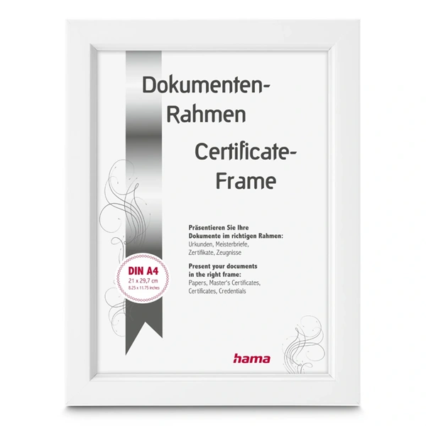 Hama 00193296 Chill 21x29,7cm fehér műanyag képkeret