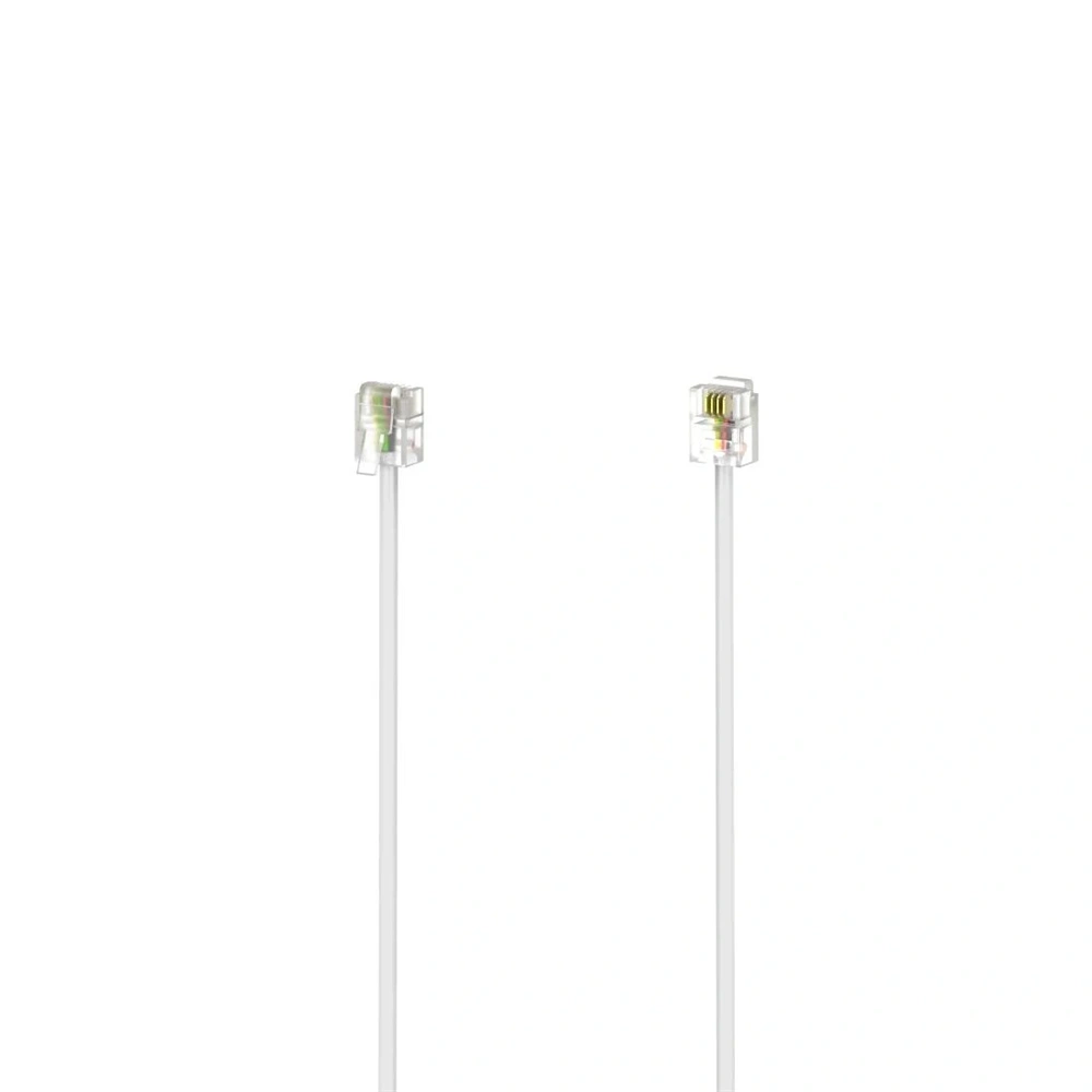 Hama 00201134 (6P4C / 6P4C) 6m fehér telefon kábel