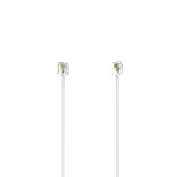 Hama 00201135 (6P4C / 6P4C) 10m fehér telefon kábel