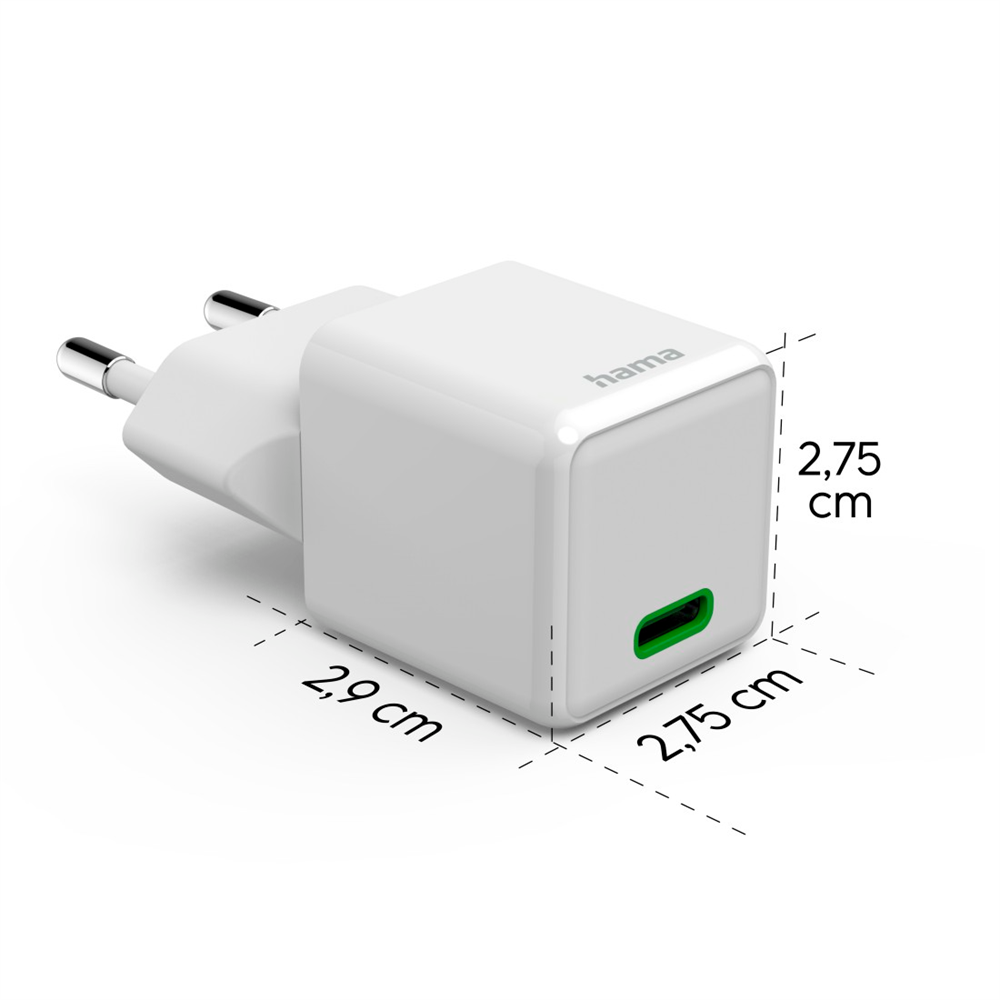 Hama 00201980 "PD,QC" Super USB Type-C fehér univerzális hálózati töltő