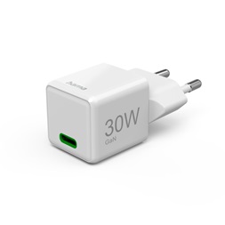 Hama 00201982 SUPER MINI 30W PD QC USB-C fehér hálózati töltő