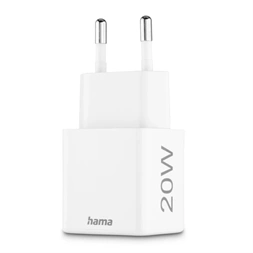 Hama 00201991 20W USB/Type-C PD/QC fehér hálózati töltő