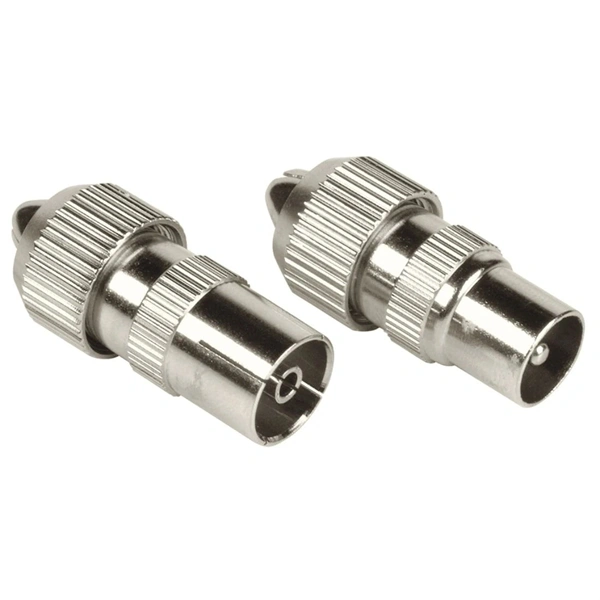 Hama 00205211 koax anya + koax apa szerelhető fém adapter