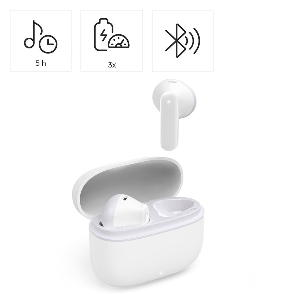 Hama 00221753 FREEDOM LGHT II True Wireless Bluetooth fehér fülhallgató