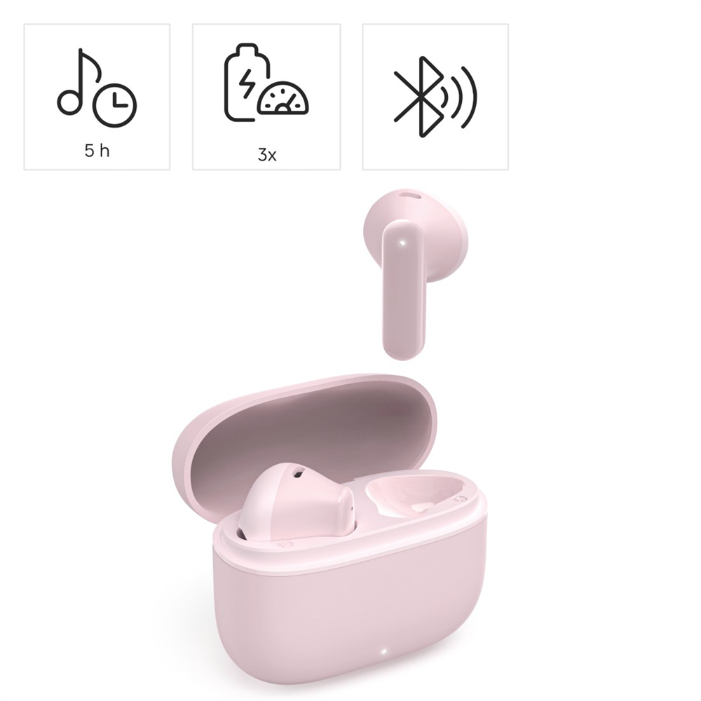 Hama 00221755 FREEDOM LGHT II True Wireless Bluetooth rózsaszín fülhallgató