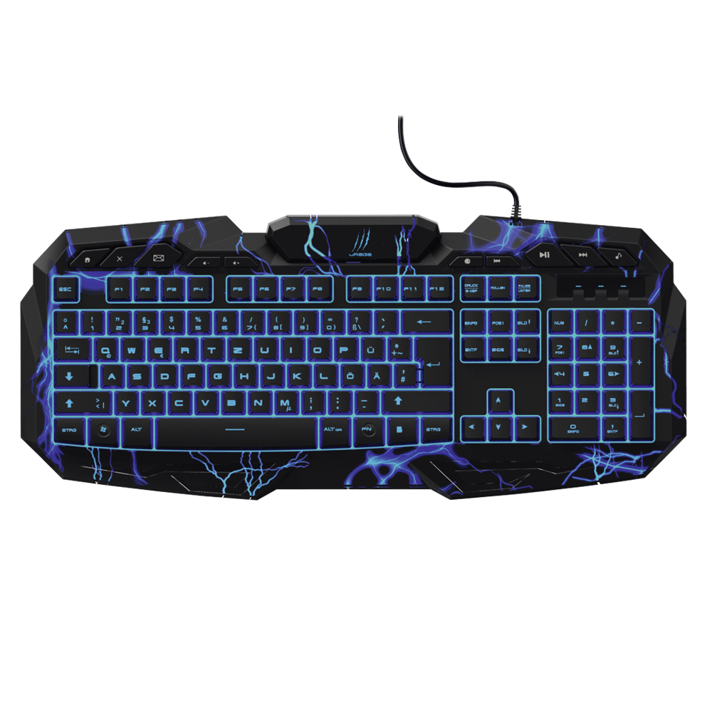 URAGE by Hama 113784 "Illuminated2" gamer billentyűzet
