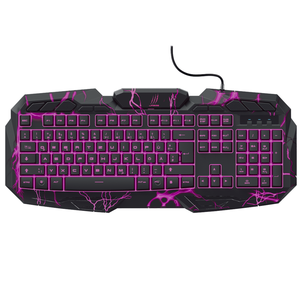 URAGE by Hama 113784 "Illuminated2" gamer billentyűzet
