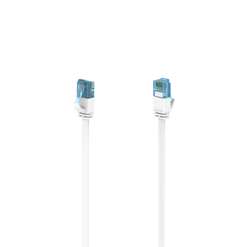 Hama 200685 FIC CAT6A lapos 5m fehér patchkábel