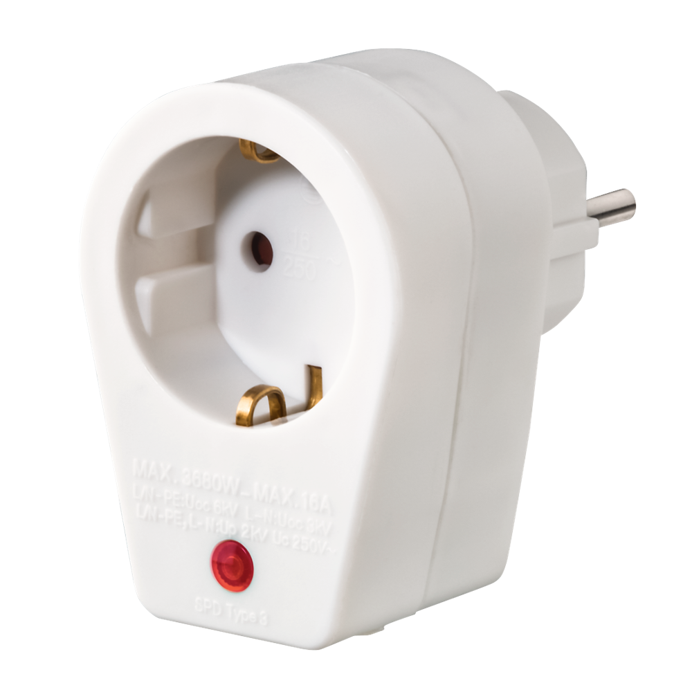 Hama 223323 FIP túlfeszültség védő fehér hálózati adapter