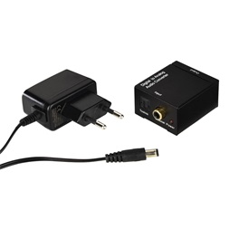 Hama 83180 "AC80" Digitális-Analóg (DAC) audio konverter (Újracsomagolt)