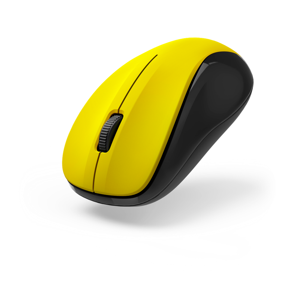 Hama 00173023 MW-300 V2 sárga vezeték nélküli optikai egér