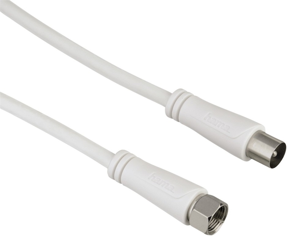 Hama 122432 ST 90dB F és Koax csatlakozós duplán árnyékolt 1,5m antenna kábel