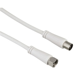 Hama 122432 ST 90dB F és Koax csatlakozós duplán árnyékolt 1,5m antenna kábel