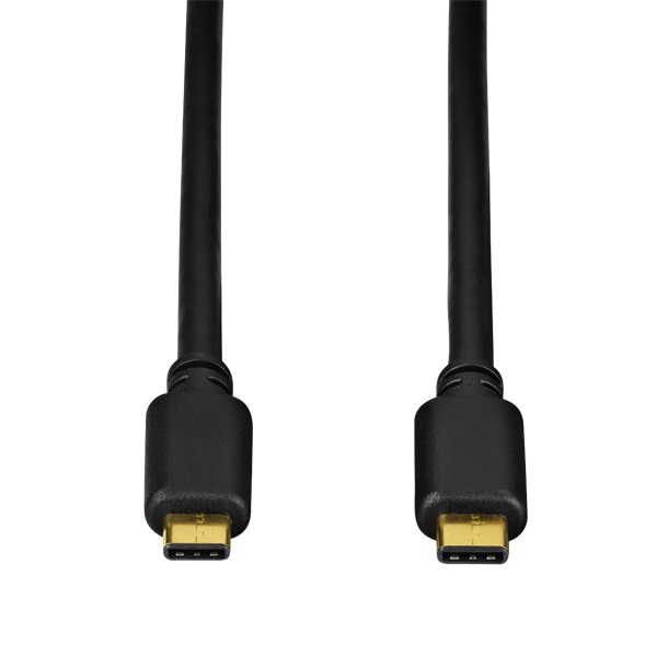 Hama 135737 USB 3.1 Type-C - USB Type-C 0,75m fekete adatkábel
