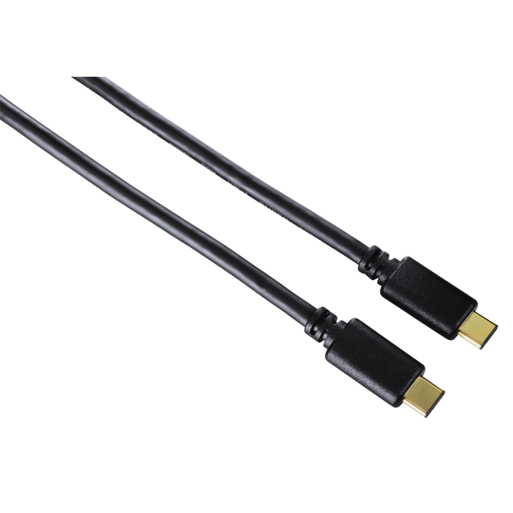 Hama 135737 USB 3.1 Type-C - USB Type-C 0,75m fekete adatkábel
