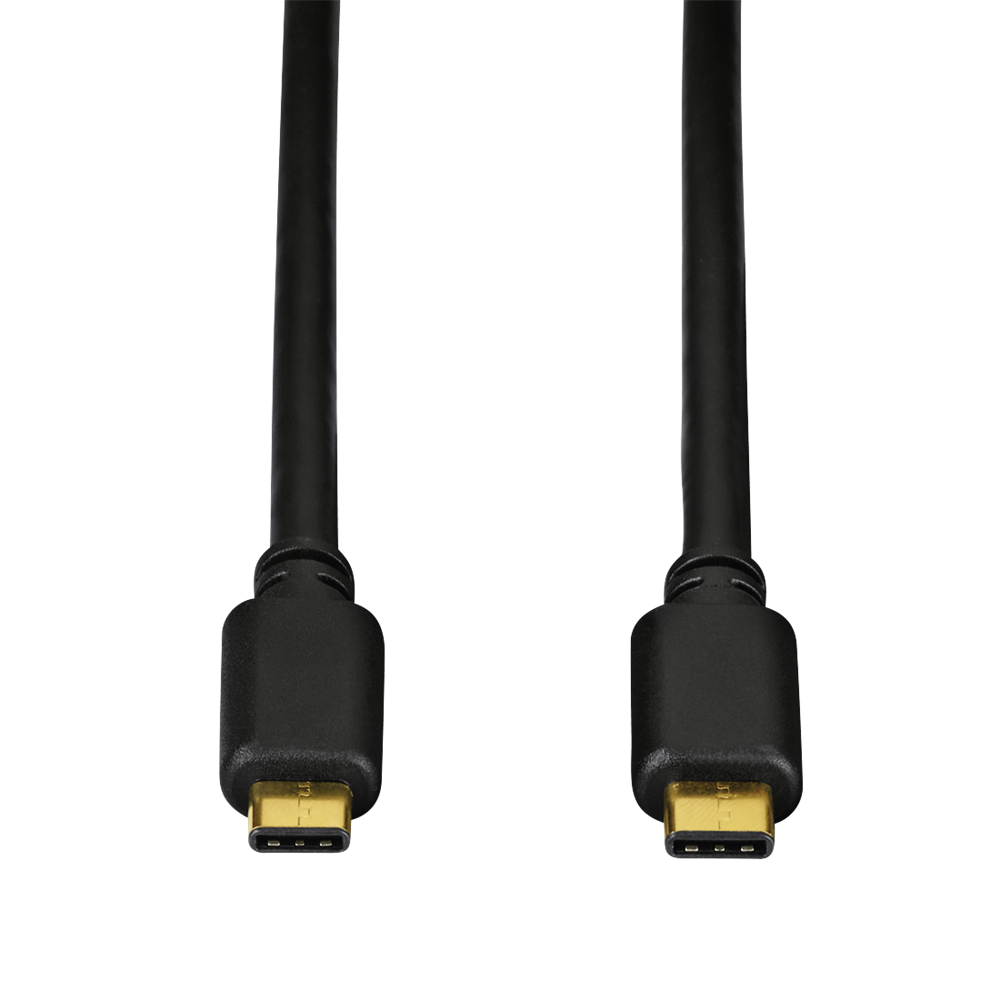 Hama 135737 USB 3.1 Type-C - USB Type-C 0,75m fekete adatkábel