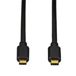Hama 135737 USB 3.1 Type-C - USB Type-C 0,75m fekete adatkábel