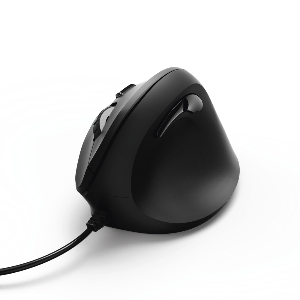 Hama 00182698 "VERTICAL ERGONOMIC EMC-500" fekete USB egér
