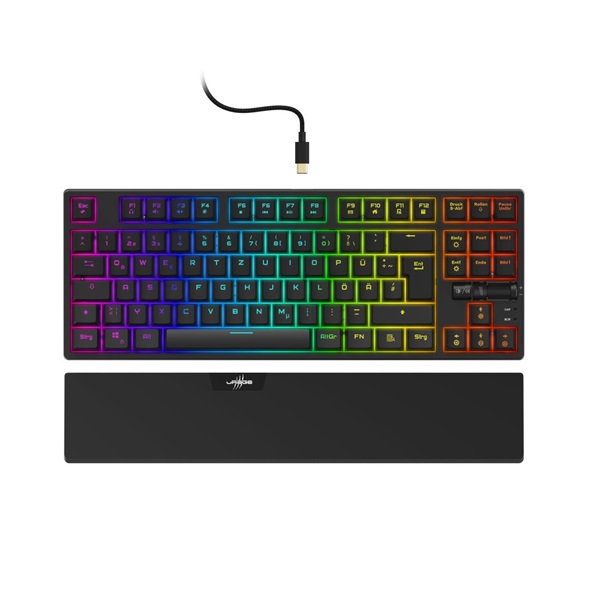 URAGE by Hama 13186069 M3chanical Exodus 860TKL (blue switch) RGB LED gamer billentyűzet