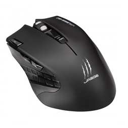 URAGE by Hama 113733 Unleashed vezeték nélküli fekete gamer egér
