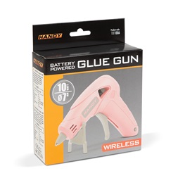 Handy 11100A akkumulátoros Type-C 7mm 10W babarózsaszín ragasztópisztoly