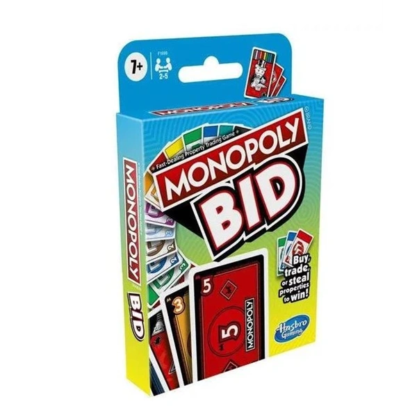 Hasbro Monopoly Bid! kártyajáték