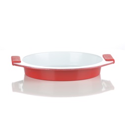 Hausberg ERT-MN 752 kerámia bevonatú kerek tapadásmentes tepsi 29 x 26,5cm