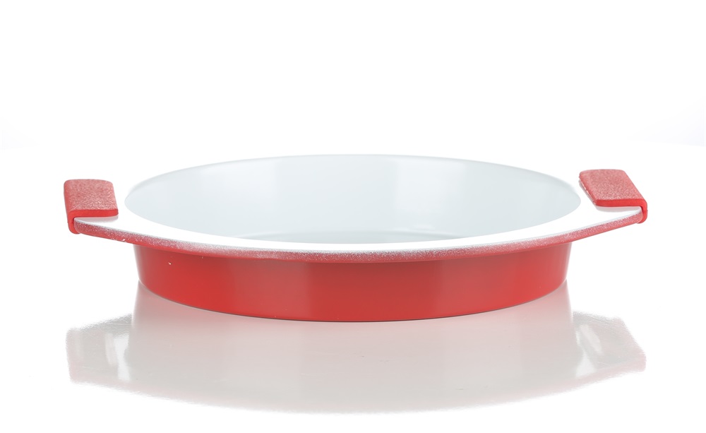 Hausberg ERT-MN 752 kerámia bevonatú kerek tapadásmentes tepsi 29 x 26,5cm