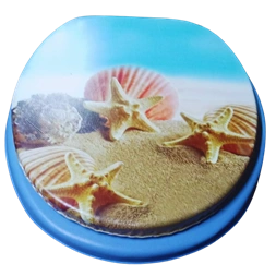 Hausberg ERT-SN 6500BL+DS kék műanyag WC ülőke