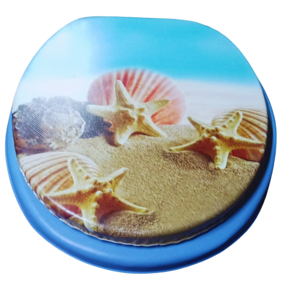 Hausberg ERT-SN 6500BL+DS kék műanyag WC ülőke