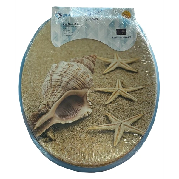 Hausberg ERT-SN 6500BL+DS kék műanyag WC ülőke